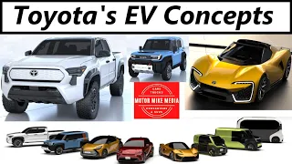 Toyota's EV Concepts - 30 EVs Between Now & 2030!!!