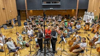 ilaiyaraja records with the symphony orchestra in #budapest #ilayaraja