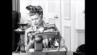 I Love Lucy - That must be the bobbin. See? It's bobbin' up and down.