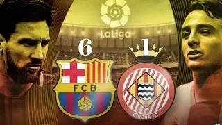 Barcelona vs Girona 6-1 All Goals & Highlights La Liga 24/02/2018