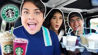 Letting YOUTUBERS Pick My STARBUCKS DRINKS!