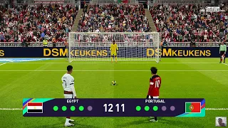 PES 2021 | EGYPT VS PORTUGAL | Penalty Shootout | Cristiano Ronaldo vs Egypt Mo Salah | Gameplay PC