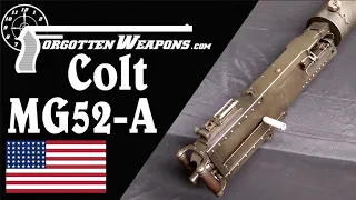 Colt's MG52-A: Water-Cooled 50-Caliber Heavy Machine Gun for the World