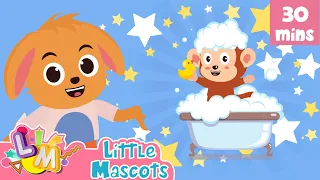 The Bath Song + Wheels on The Bus + More Little Mascots Nursery Rhymes & Kids Songs