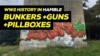 WW2 History in Hamble, Southampton (Bunkers, Guns, Pillboxes, XDO Posts)