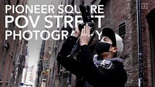 POV STREET PHOTOGRAPHY Pioneer Square Seattle | Post-Election Day Photo Walk VLOG 4K || TTang Films