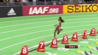 Genzebe Dibaba wins Women's 3000m Final   IAAF WIC in Portland