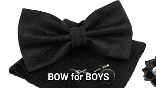 How to make Bow | Bow for Boys | Easy Bow Making Ideas
