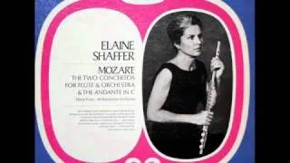 Mozart - Elaine Shaffer, 1959: Flute Concerto No. 1 in G major, K. 313 - Allegro Maestoso