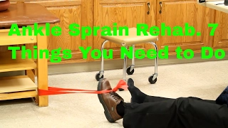 Ankle Sprain Rehab: 7 Things You Need To Do- Stretches, Exercises, & Massage