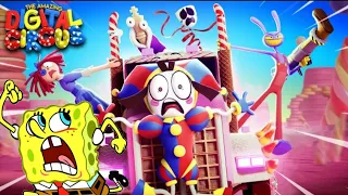 ¡¿Bob Esponja en The Amazing Digital Circus Ep. 2?! #elshowdebobesponja créditos a @GLITCH