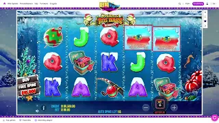 CASNIO PLAY CHRISTMAS BIG BASS BONANZA NEW  100 BET  PACANELE!!!!