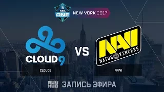 Cloud9 vs Na'Vi - ESL One New York 2017 - map1 - de_mirage [ceh9]