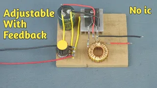 3.7-12v to 5-220v Adjustable Boost Converter with Feedback