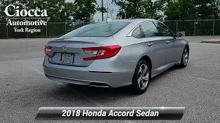 Used 2018 Honda Accord Sedan EX 1.5T, York, PA W240981A