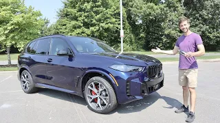 2024 BMW x5 M60i: POV Start Up, Test Drive, Walkaround and Review