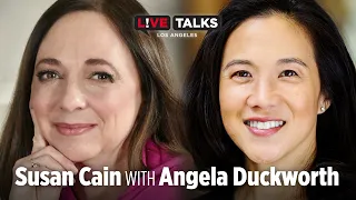 Susan Cain on conversation with Angela Duckworth at Live Talks Los Angeles