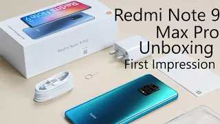 Redmi Note 9 Pro (Aurora Blue, 6GB RAM, 128GB Storage) - UNBOXING and first impression