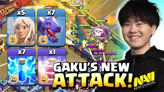 GAKU uses new ZAP RECALL QC DRAGON attack to get into CLASH WORLDS! Clash of Clans