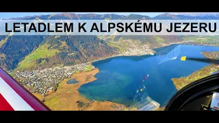 Letadlem k alpskému jezeru Zell Am See (+ATC) / Letecký vlog11 CZ/SK