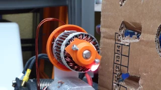 3d-printed brushless Motor - Explore max. RPM (make it explode)