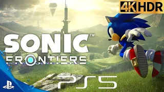 PS5 | Sonic Frontiers Новый Соник геймплей | Story Trailer | Gamescom | 4K HDR 60FPS