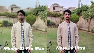 iPhone 12 Pro Max vs Samsung Galaxy Note20 Ultra - Camera Test Comparison!