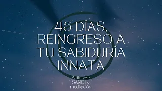 Meditación anillo 30: SAMEJ ס