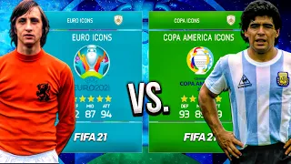 Copa America ICONS vs. Euro ICONS! - FIFA 21 Career Mode (CLASSIC MOD IS BACK! 🔥)