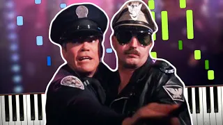 OST Police Academy - Blue Oyster Bar Song (Paul Mauriat - El Bimbo) Piano Cover + midi Sheet Music