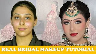 Full Tutorial Glam Bridal Makeup on Dry Skin. (2024)