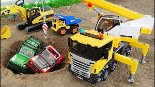 덤프트럭 포크레인 자동차 친구들을 도와줘요 Dump Truck Excavator Car Toys