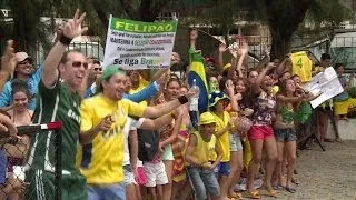 O carinho dos torcedores com a seleção em Fortaleza