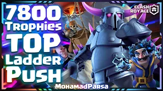 Top Ladder Push +7800 With Best Pekka Deck Without Champions ! 🏆 🥇