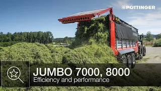 Efficiency and performance with JUMBO loader wagons | PÖTTINGER