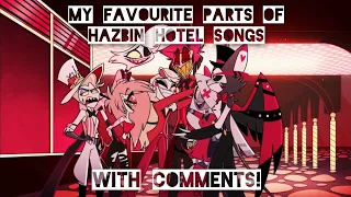 My favourite parts of each song from Hazbin Hotel with comments