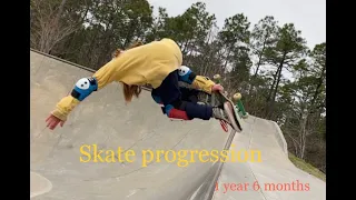 1.5 year Skateboard progression | Girl skater