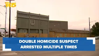 Double homicide suspect arrested multiple times
