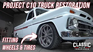 Project C10 Truck Restoration – Tech Tips: Fitting Wheels & Tires - Classic Auto Insurance