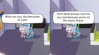 Is Bronya Herrscher Of Lies HoFi Kiana & HoTr Bronya Interaction In Dorm Honkai Impact 3rd