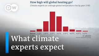 Survey: 77% of climate experts expect temperature rise by more than 2.5° by 2100 | DW News