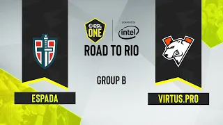 CS:GO - ESPADA vs. Virtus.pro [Dust2] Map 1 - ESL One Road to Rio - Group B - CIS