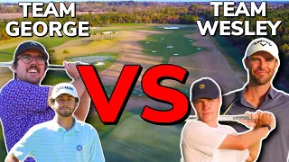 We Created Our Own Golf Course!! Team Wesley vs Team George. 2 v 2 Match!! | Bryan Bros Golf