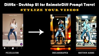 DiffEx: Transform Your Videos with AnimateDiff Prompt Travel | Video Stylization Tutorial