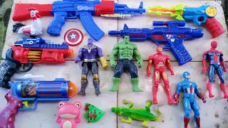 Hunting Tembakan Spiderman Gun, Capten Amerika Gun, Ak47, Nerf shotgun, ironman, M16, Thanos, postol