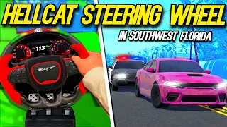 Driving a HELLCAT with a STEERING WHEEL in Southwest Florida