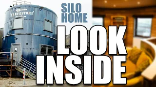 INSIDE OUR SILO HOME CONVERSION