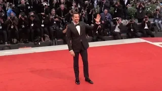 Bradley Cooper on the red carpet for the Premiere of A Star is Born at the Venice Film Festival