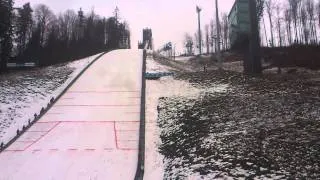 Konkurs Świąteczny Wisła Malinka seria II Kamil Stoch (134 m) i Krzysztof Miętus (123,5 m)