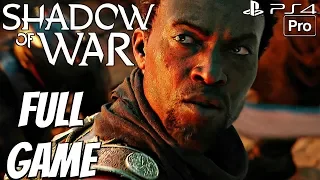 Shadow of War Desolation of Mordor - Gameplay Walkthrough Part 1 FULL GAME (PS4 PRO)